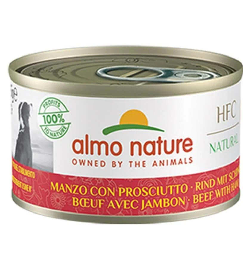 Almo Nature Chien Classic Boeuf Jambon 24 X 95 G