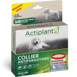 Actiplant Collier Antiparasitaire Rouge Chiot