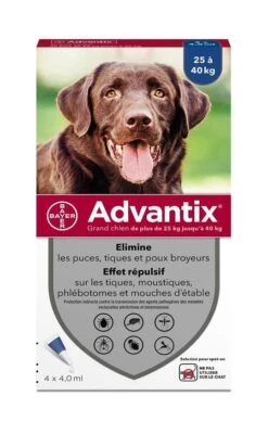 Advantix Grand Chien (25 - 40 Kg) - 4 Pipettes