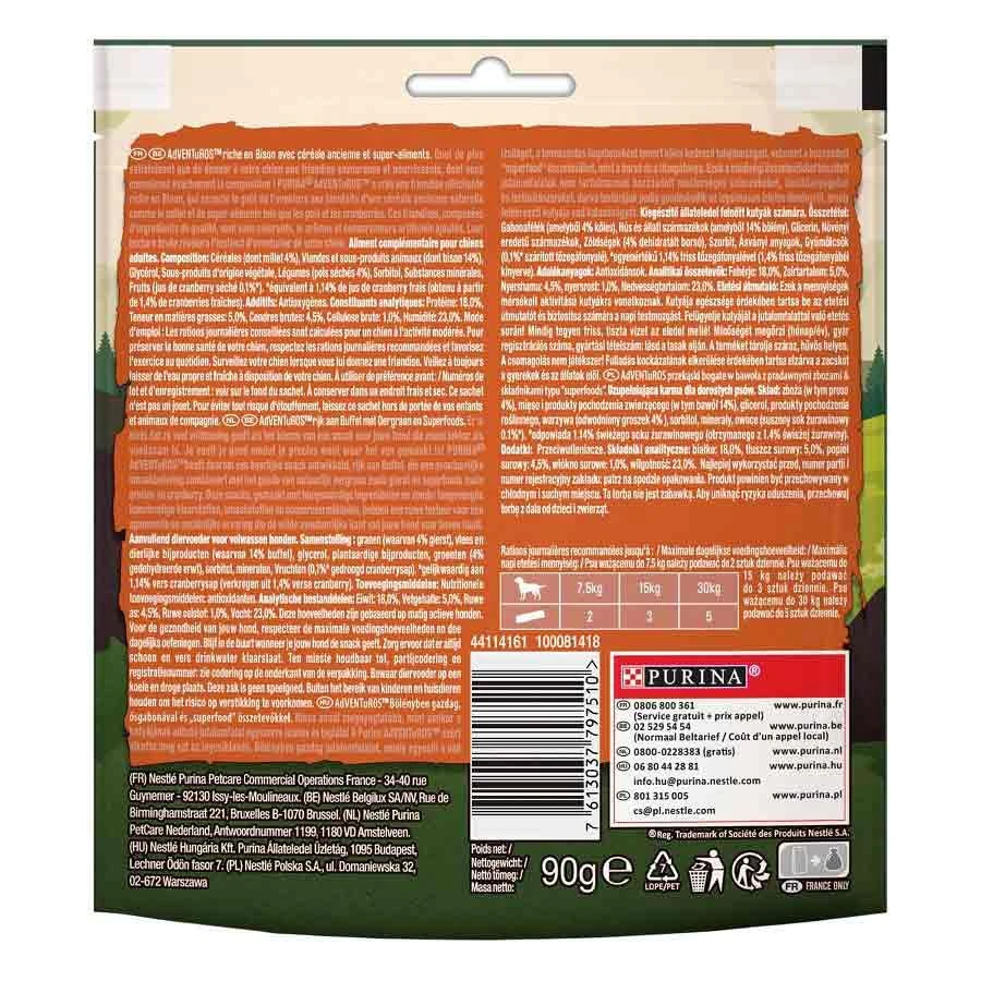 Adventuros Snack Chien Bison 90 G – Image 2