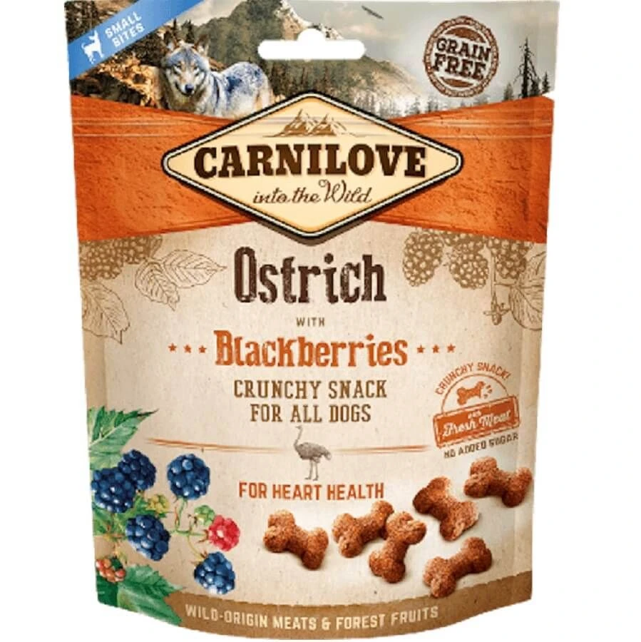 Carnilove Crunchy Snack Autruche & Mûres Chien 200 G