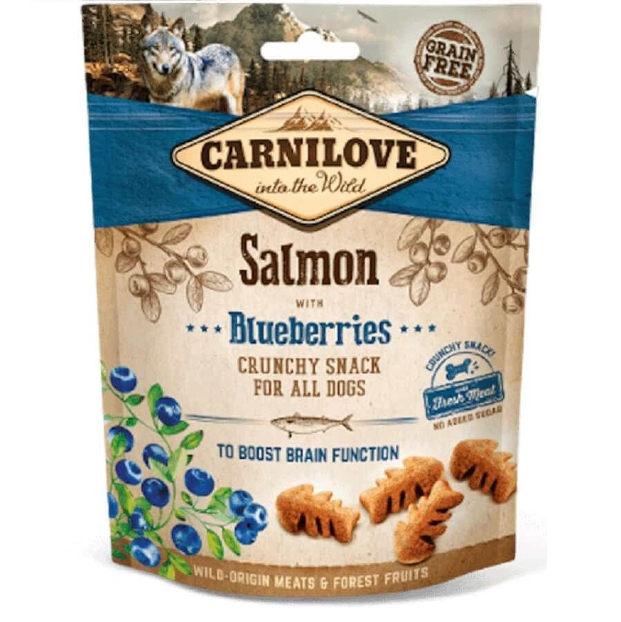 Carnilove Crunchy Snack Saumon & Myrtilles Chien 200 G