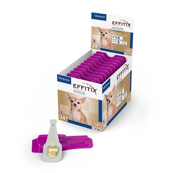 Effitix Spot On Très Petit Chien 1.5 - 4 Kg 4 Pipettes – Image 2