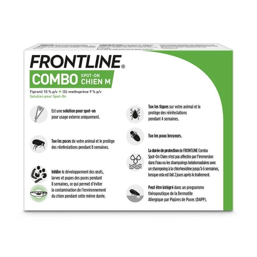 Frontline Combo Chien 10-20 Kg 6 Pipettes – Image 2