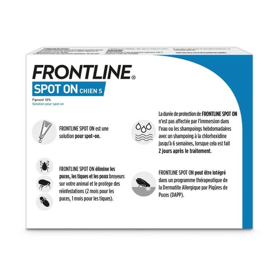 Frontline Spot On Chien De 2-10 Kg 6 Pipettes – Image 7