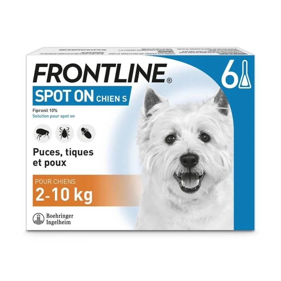 Frontline Spot On Chien De 2-10 Kg 6 Pipettes – Image 6