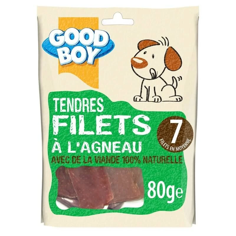 Good Boy Filets à L'Agneau 80 Grs
