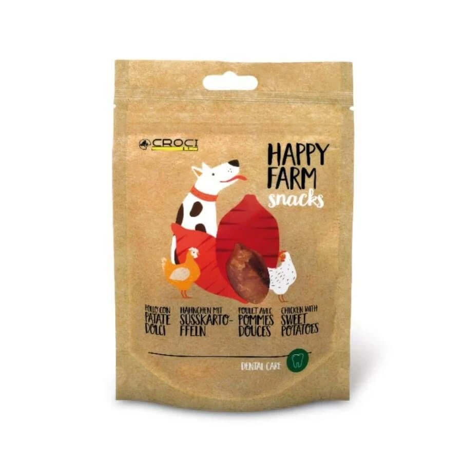 Happy Farm Poulet & Patates Douces Pour Chien 80 G