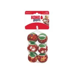 KONG Holiday Squeakair Balles S X6