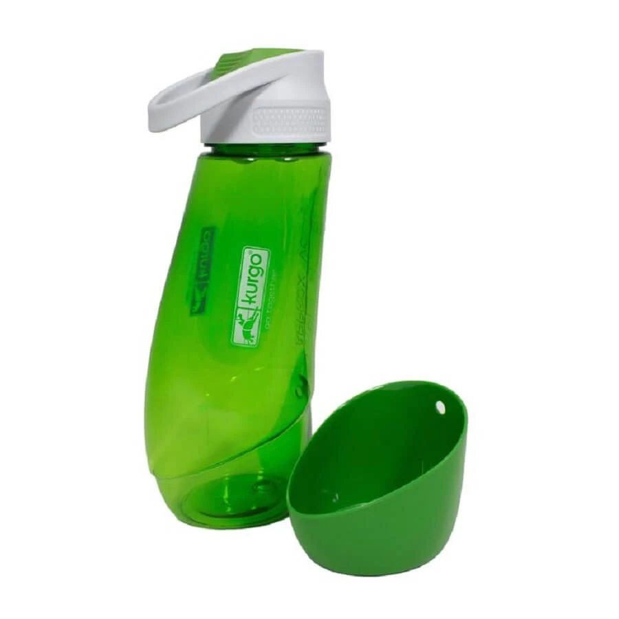Kurgo Gourde Avec Bol Intégré Vert Pour Chien 750 Ml – Image 2