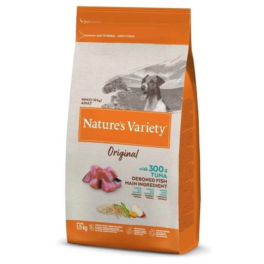 Nature's Variety Nature's Variety Croquettes Original Chien Adulte Mini Thon 1.5 Kg - Destockage