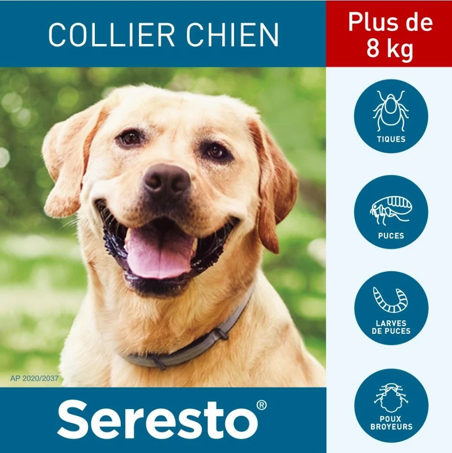 Seresto Collier Antiparasitaire Grand Chien X2 – Image 2