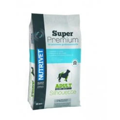 Nutrivet Super Premium Croquettes Chien Adult Silhouette 24/12 15 Kg
