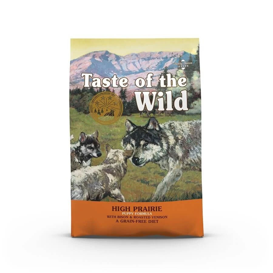 Taste Of The Wild High Prairie Puppy Croquettes Chien 2 Kg - DLUO: 08/06/2023
