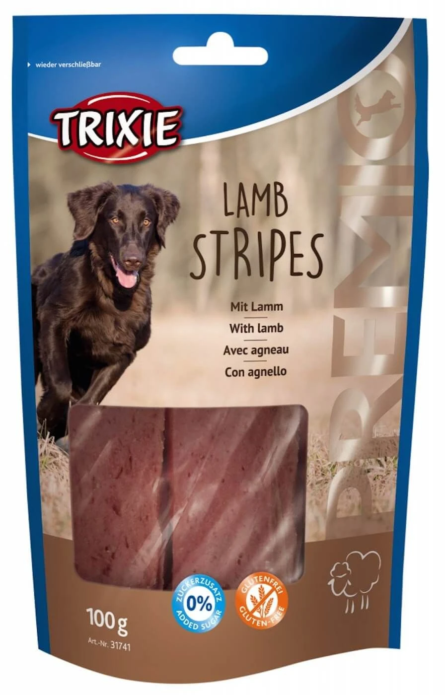 Trixie Premio Lamb Stripes Friandises Chien 100 G