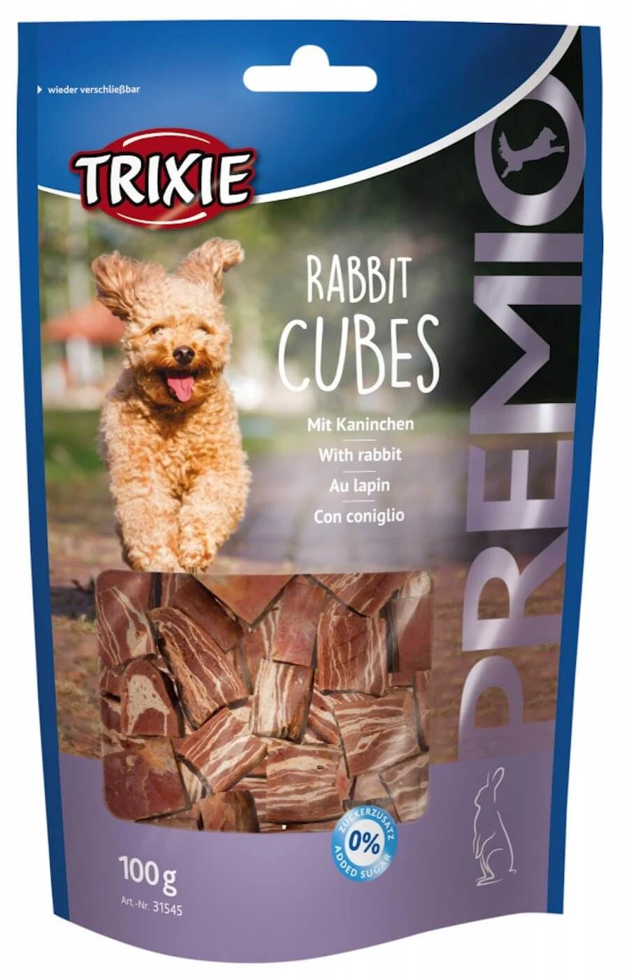 Trixie Premio Rabbit Cubes Friandises Chien 100 G - Destockage