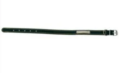 Zolux Collier En Cuir Piqué Noir 45 Cm